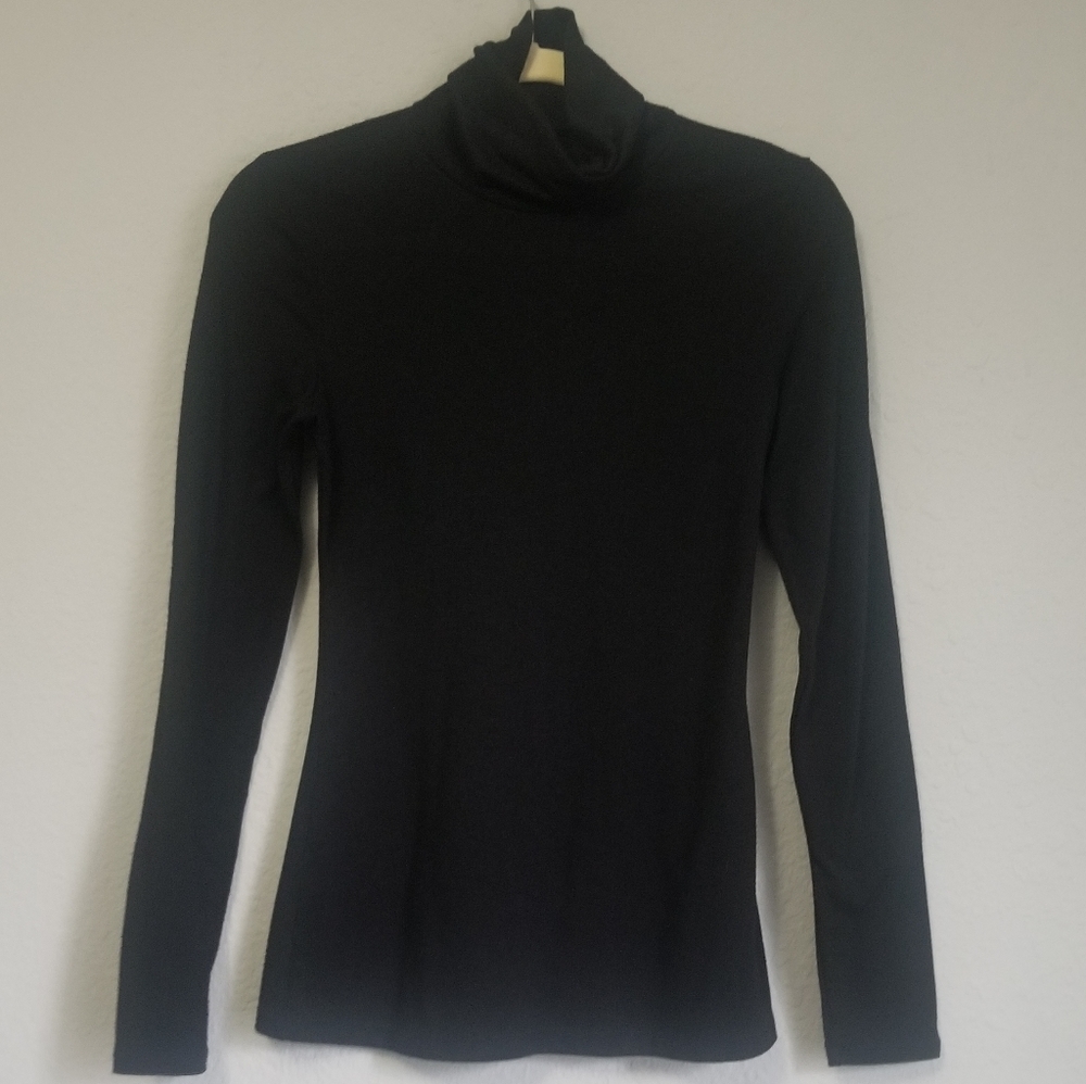 Fitted Turtleneck Tee